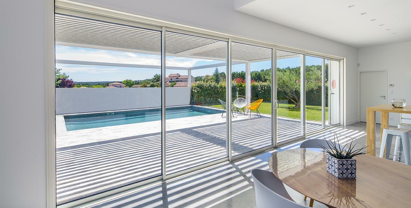 ALU R - Nos menuiseries aluminium : Baies coulissantes