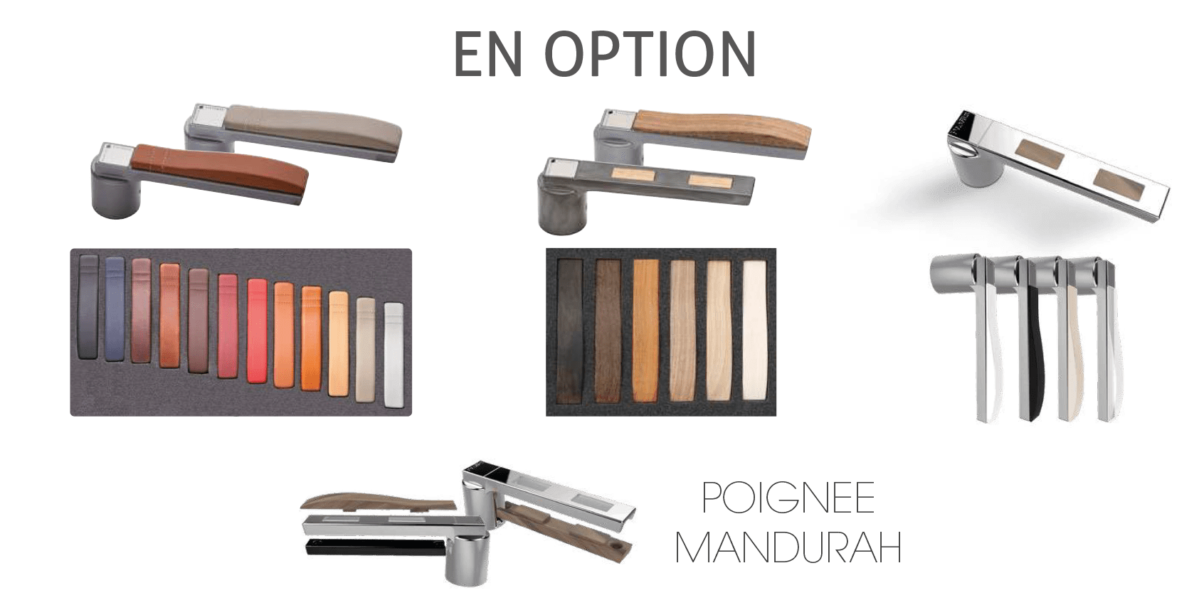 ALU R : Poignées Fenêtres Options